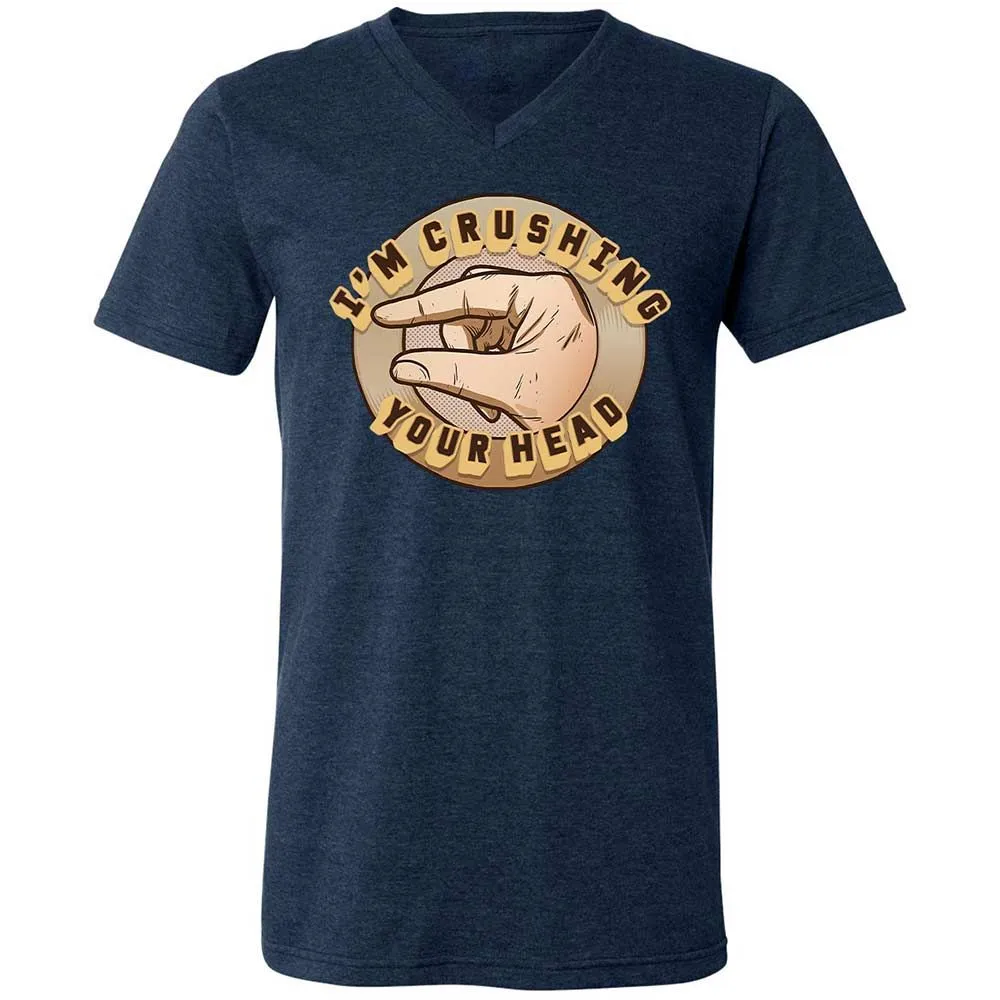 I'm Crushing Your Head - Heather Navy - 3