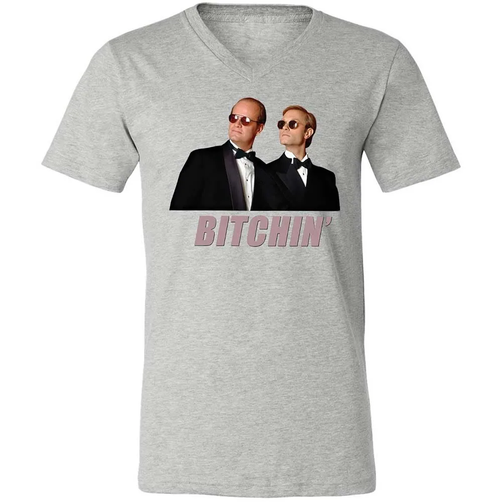 Unisex V-Neck T-Shirt - G48WVGEV - Athletic Heather - 2