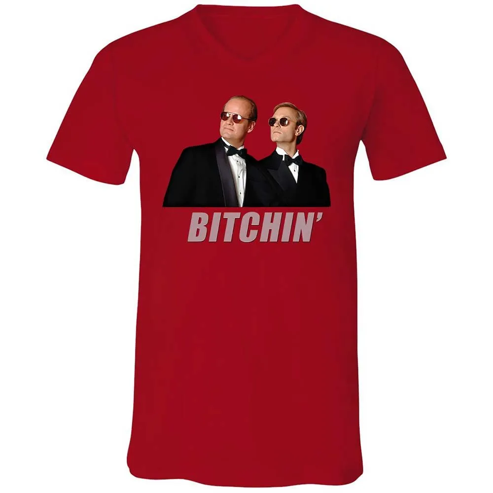 Unisex V-Neck T-Shirt - G48WVGEV - Red - 5