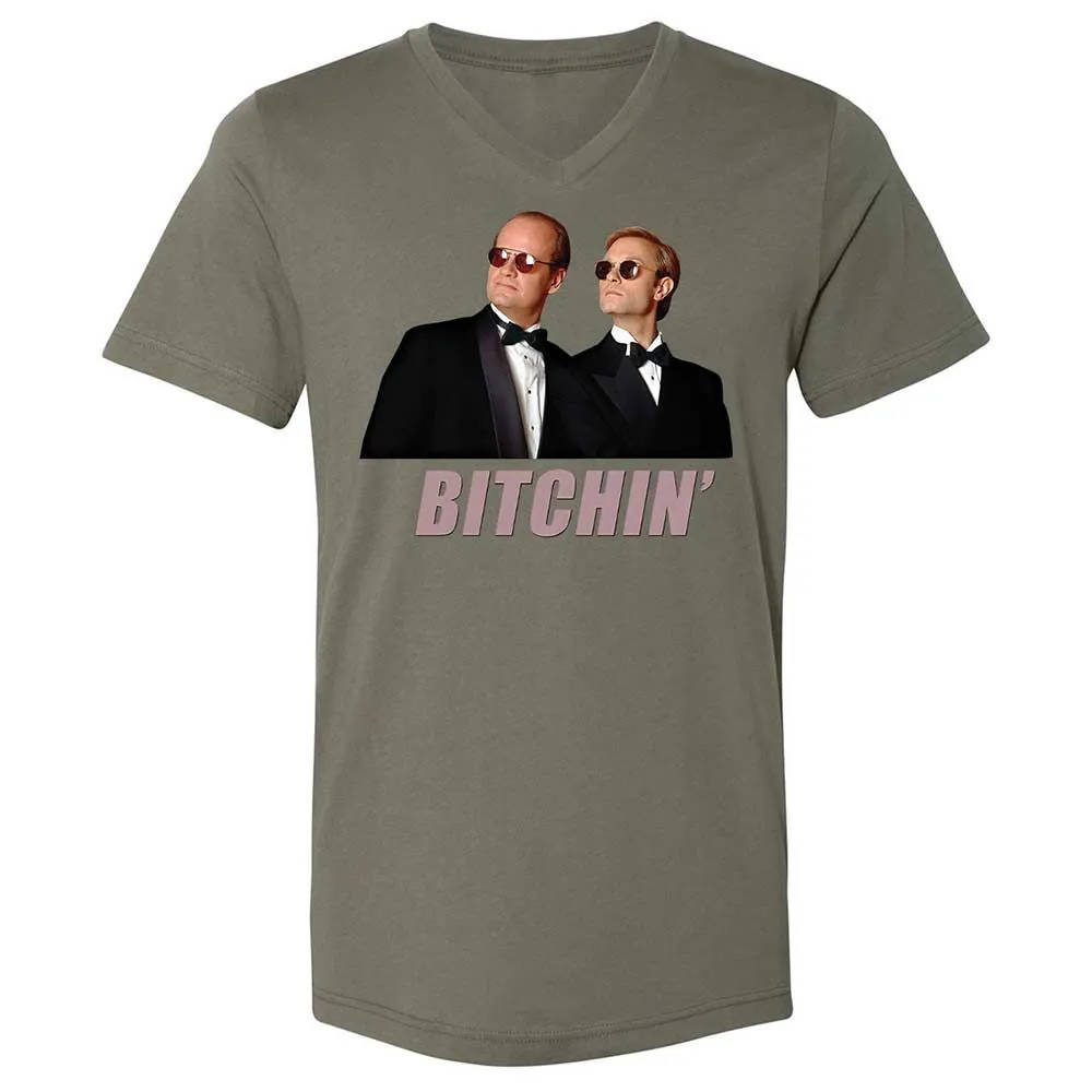 Unisex V-Neck T-Shirt - G48WVGEV - Military Green - 15