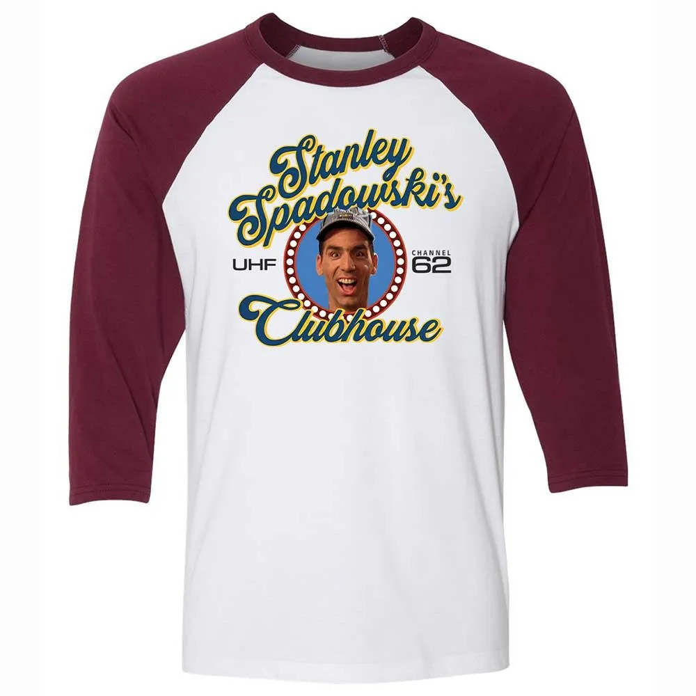 Unisex 3/4 Baseball Tee - R5JFY9ZZ - White/Maroon - 7