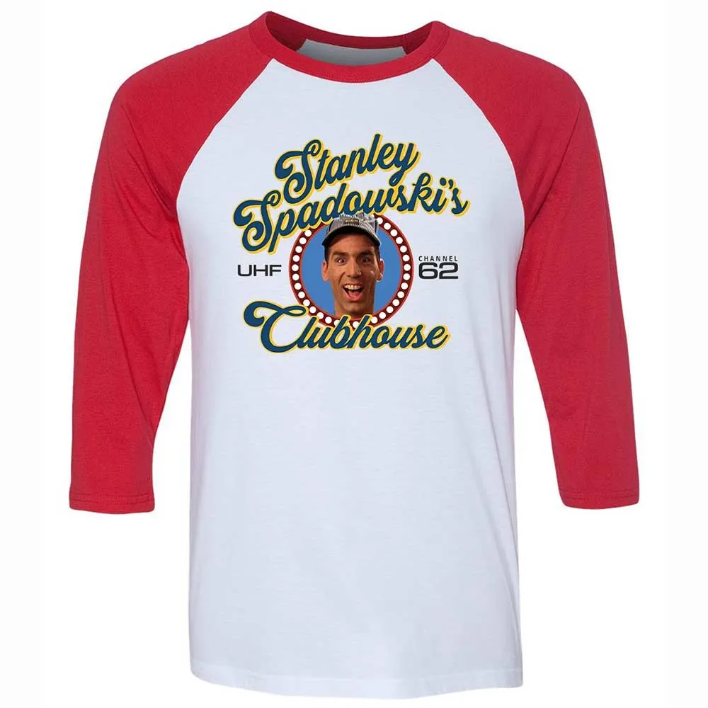Unisex 3/4 Baseball Tee - R5JFY9ZZ - White/Red - 9