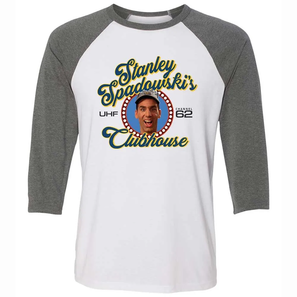 Unisex 3/4 Baseball Tee - R5JFY9ZZ - White/Deep Heather - 11