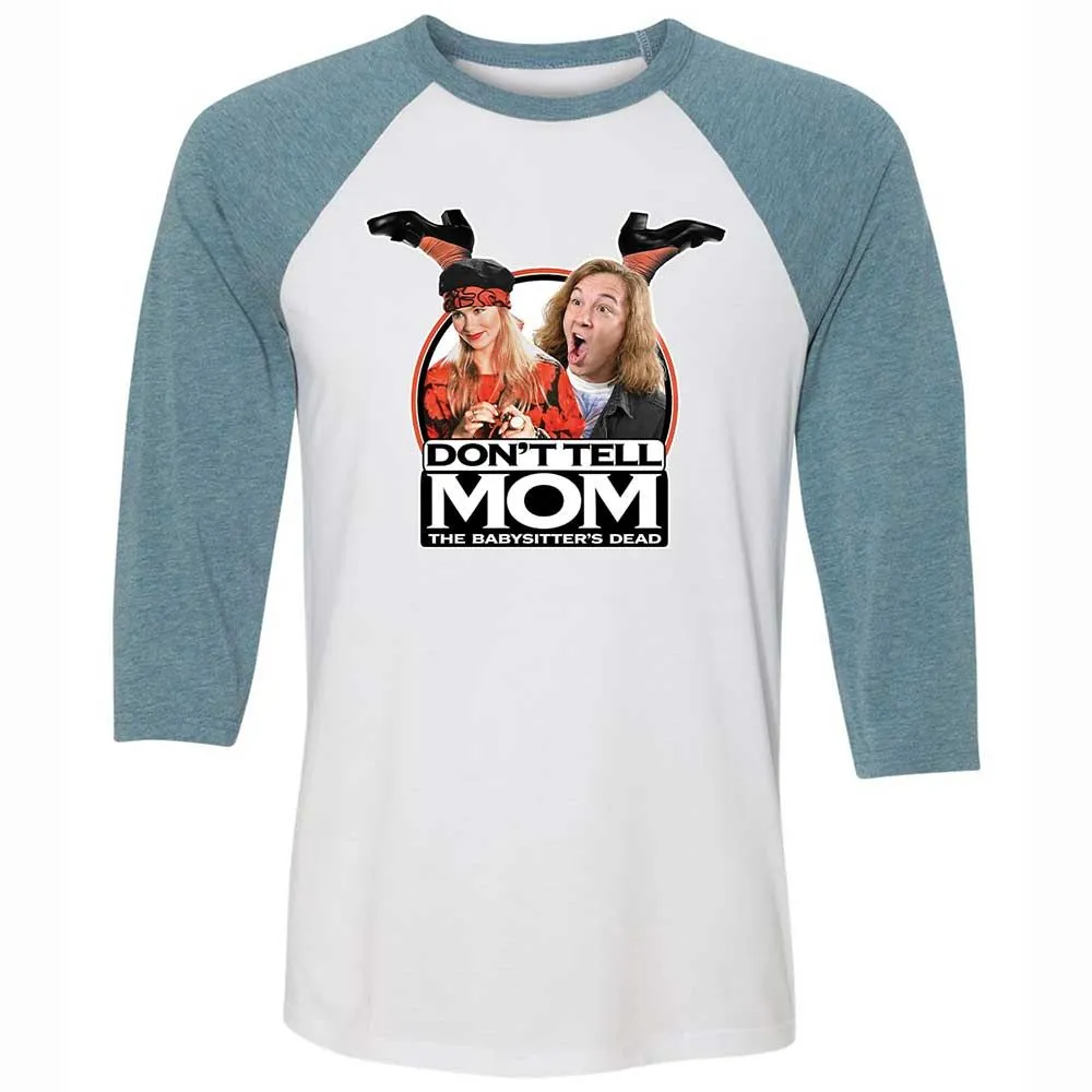 Unisex 3/4 Baseball Tee - MFTC3P26 - White/Denim - 3