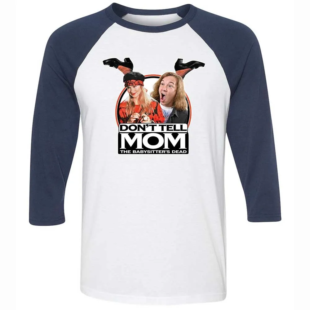 Unisex 3/4 Baseball Tee - MFTC3P26 - White/Navy - 8