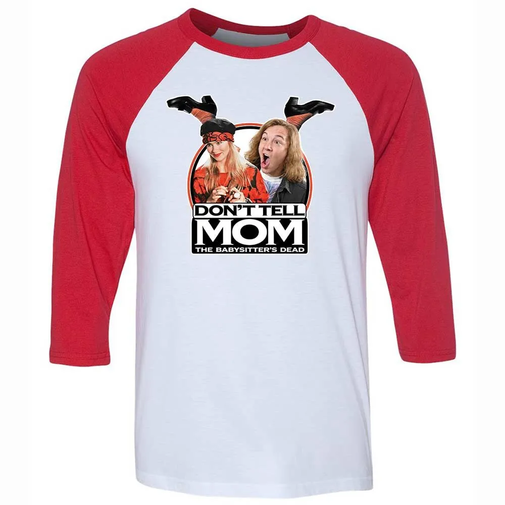 Unisex 3/4 Baseball Tee - MFTC3P26 - White/Red - 9