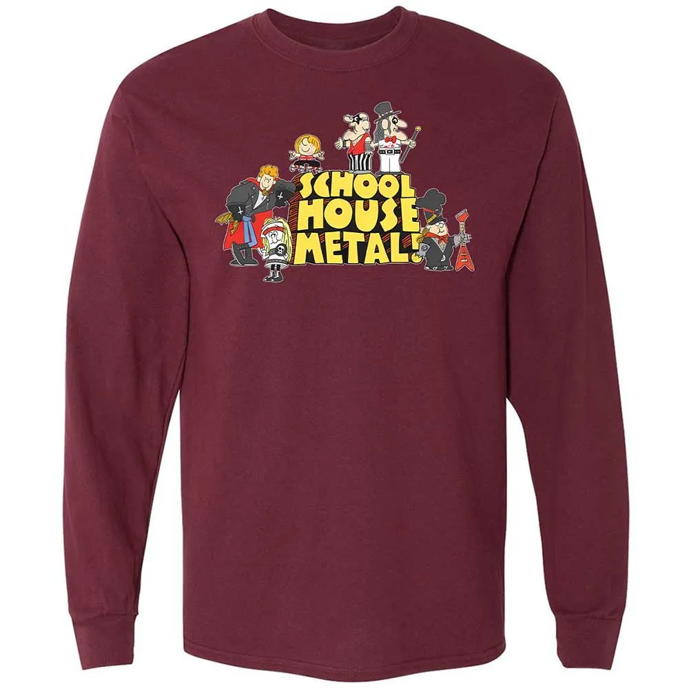 School House Metal - Maroon - 6