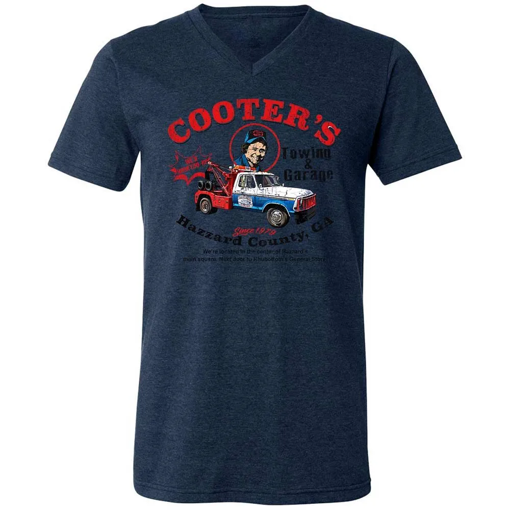 Unisex V-Neck T-Shirt - C16JXMKQ - Heather Navy - 13