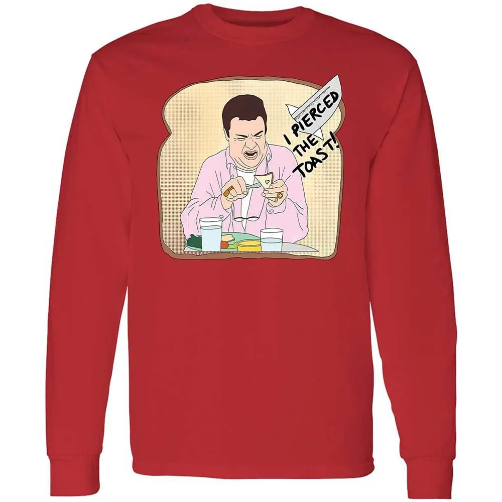 Long Sleeve T-Shirt - ZWZNQVXF - Red - 8