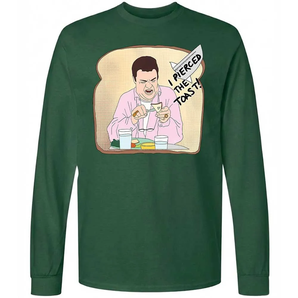 Long Sleeve T-Shirt - ZWZNQVXF - Forest Green - 14