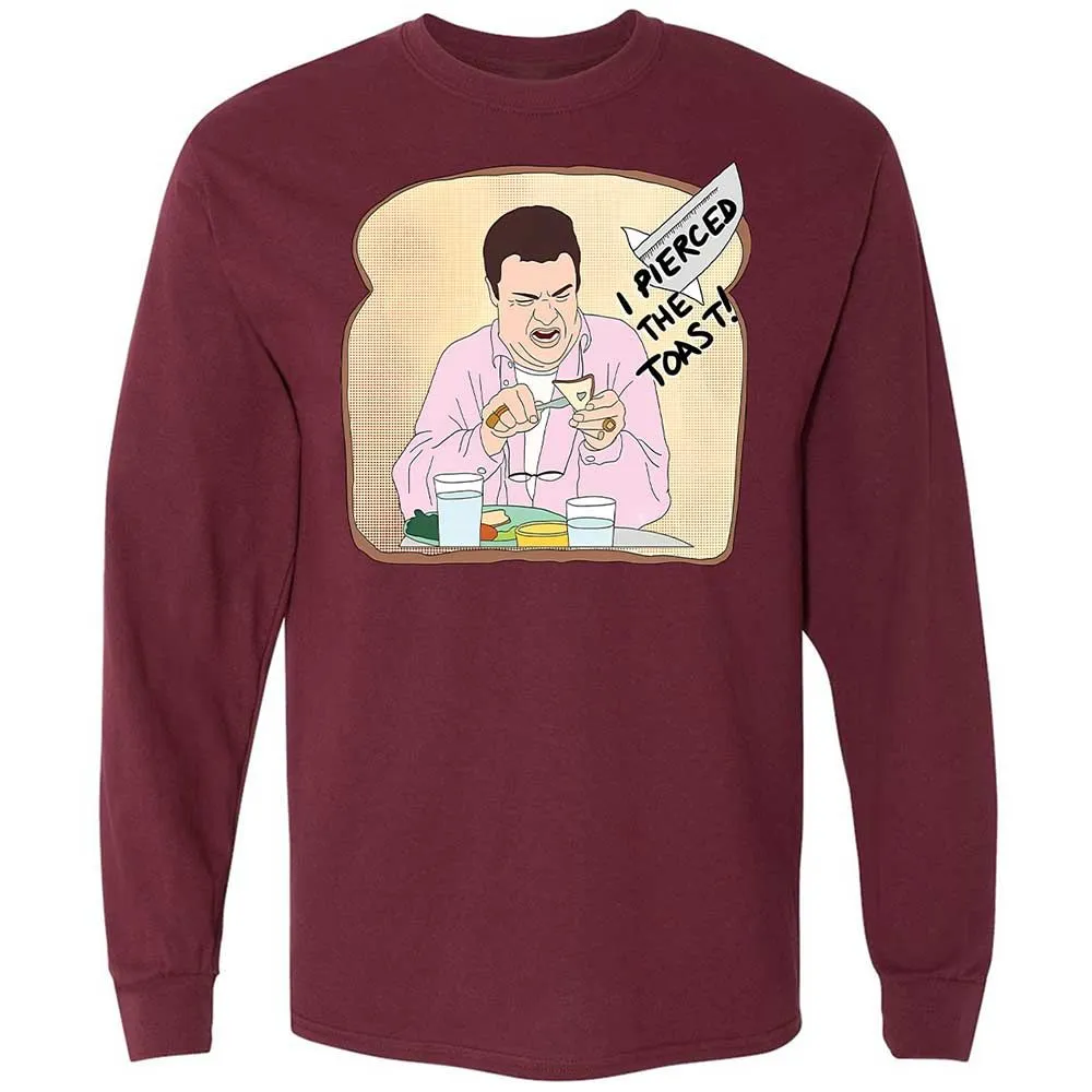 Long Sleeve T-Shirt - ZWZNQVXF - Maroon - 16