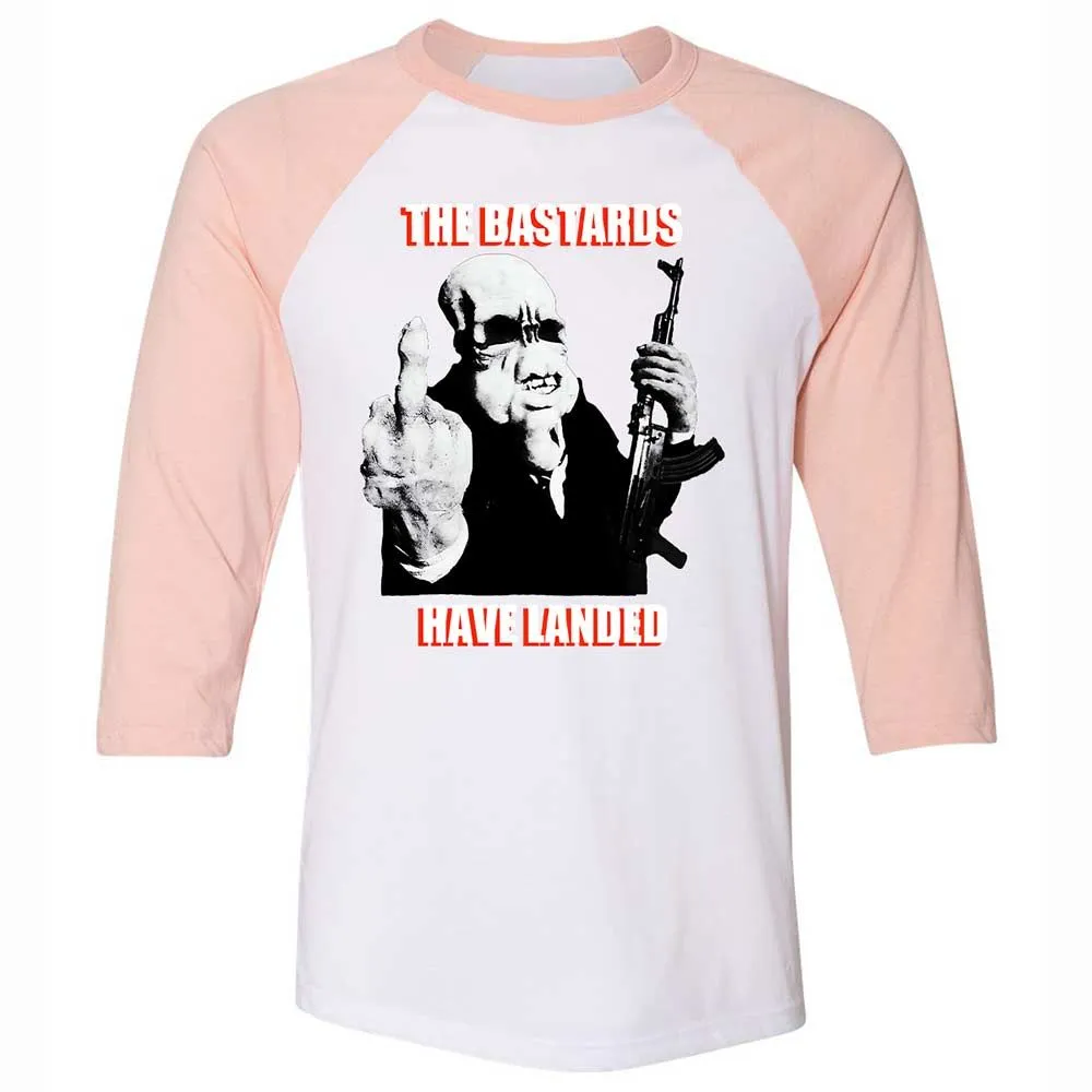 The Bastards Have Landed - White/Heather Peach - 5