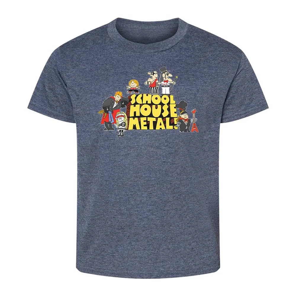 School House Metal - Heather Navy - 9