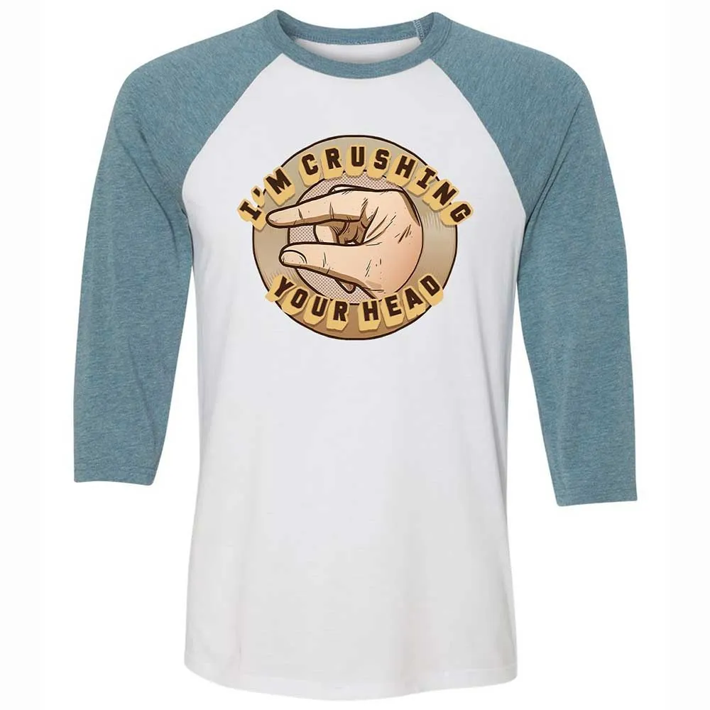 I'm Crushing Your Head - White/Denim - 3