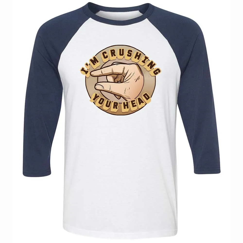 I'm Crushing Your Head - White/Navy - 8