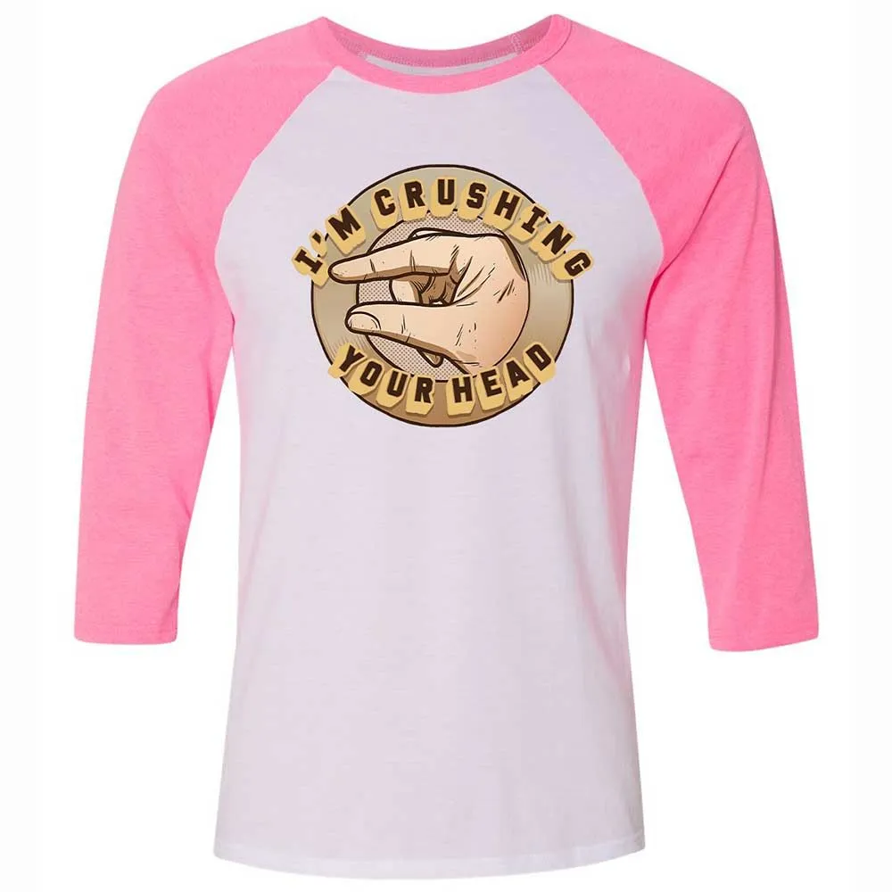 I'm Crushing Your Head - White/Neon Pink - 12