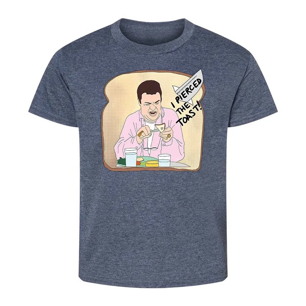 Kids T-Shirt - 7FXNZHEP - Heather Navy - 15