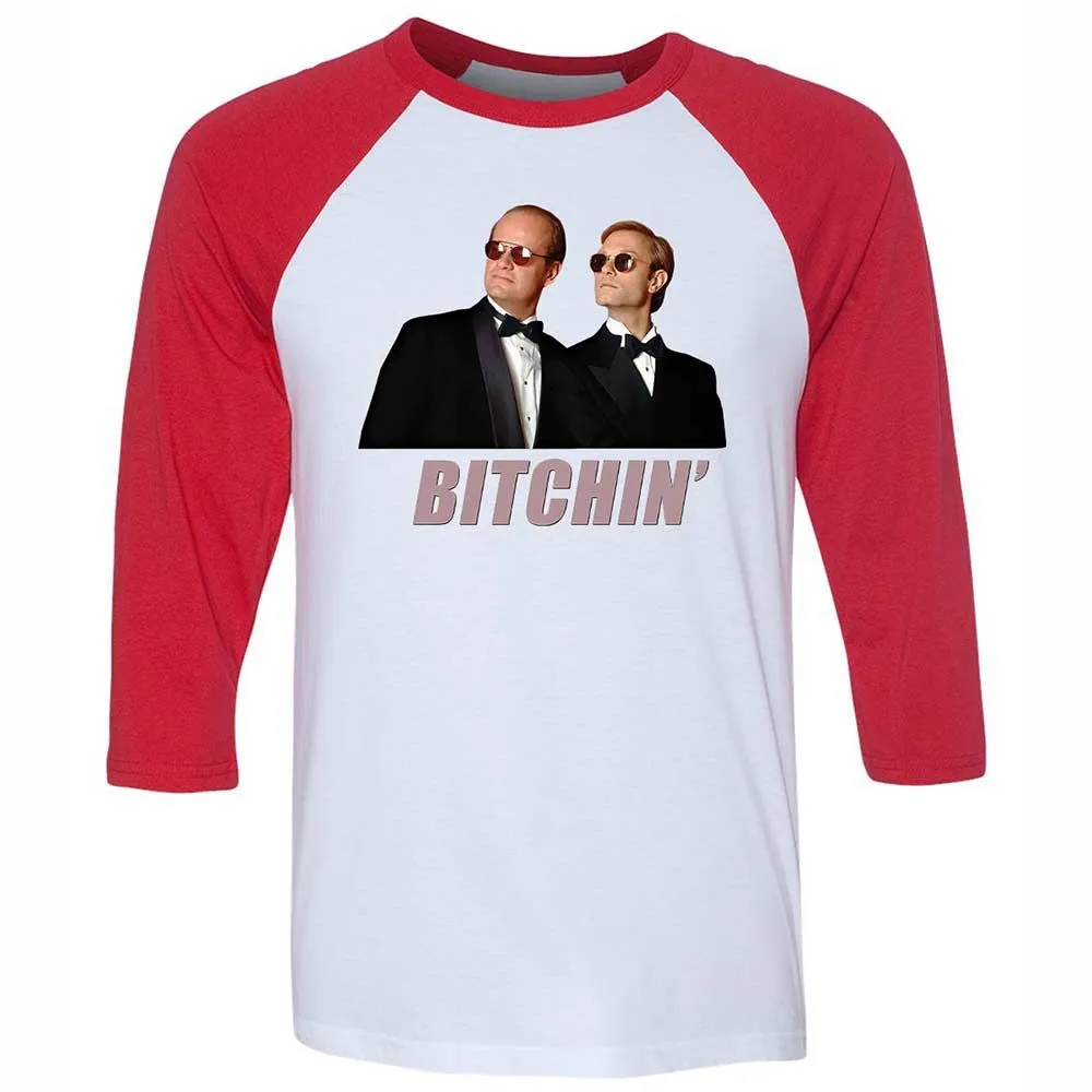 Unisex 3/4 Baseball Tee - 8SZU4A1W - White/Red - 9