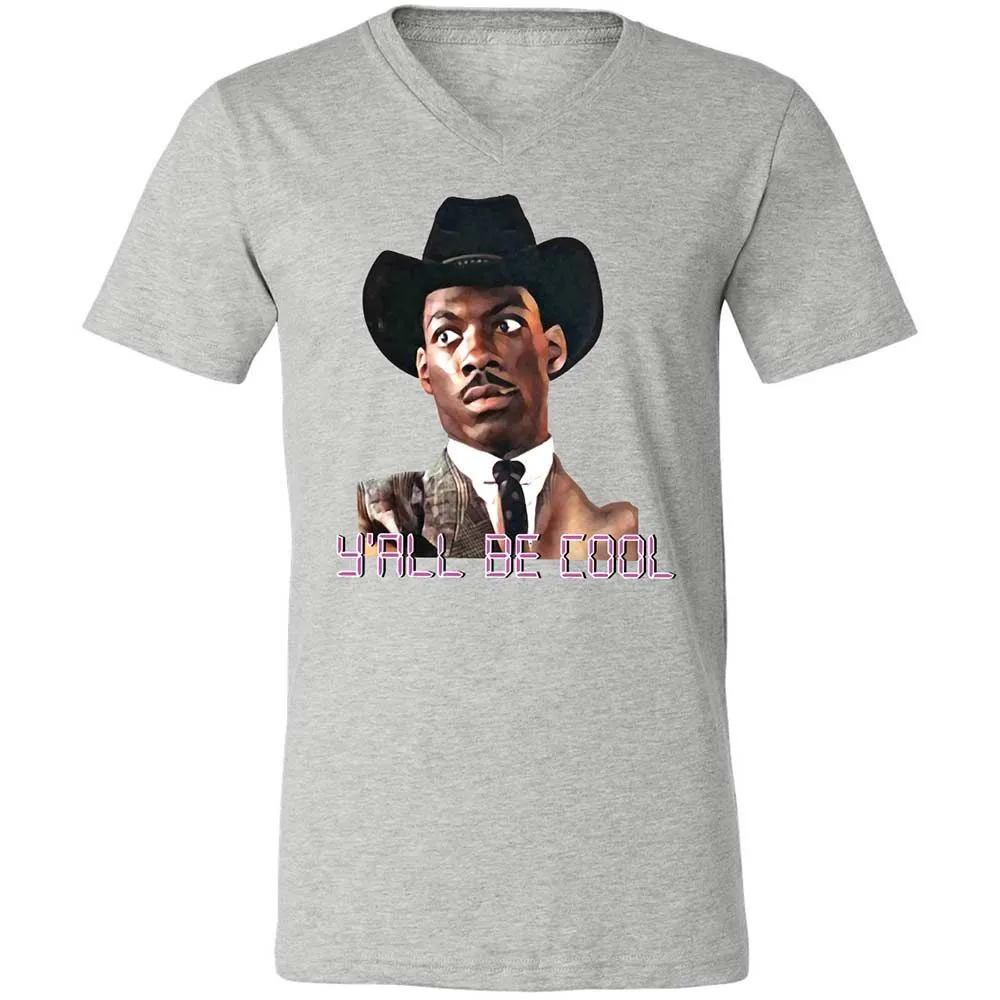 Unisex V-Neck T-Shirt - E8JMX5N3 - Athletic Heather - 15