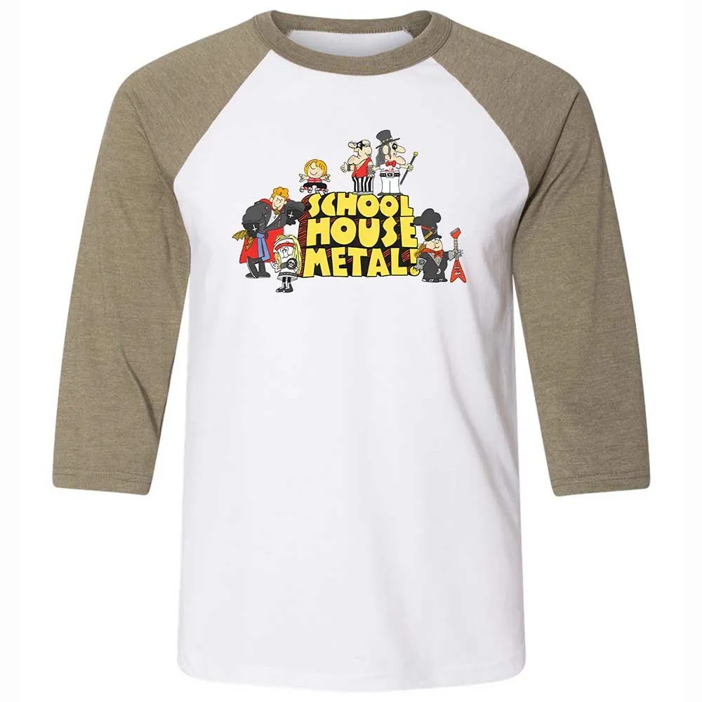 School House Metal - White/Heather Olive - 4