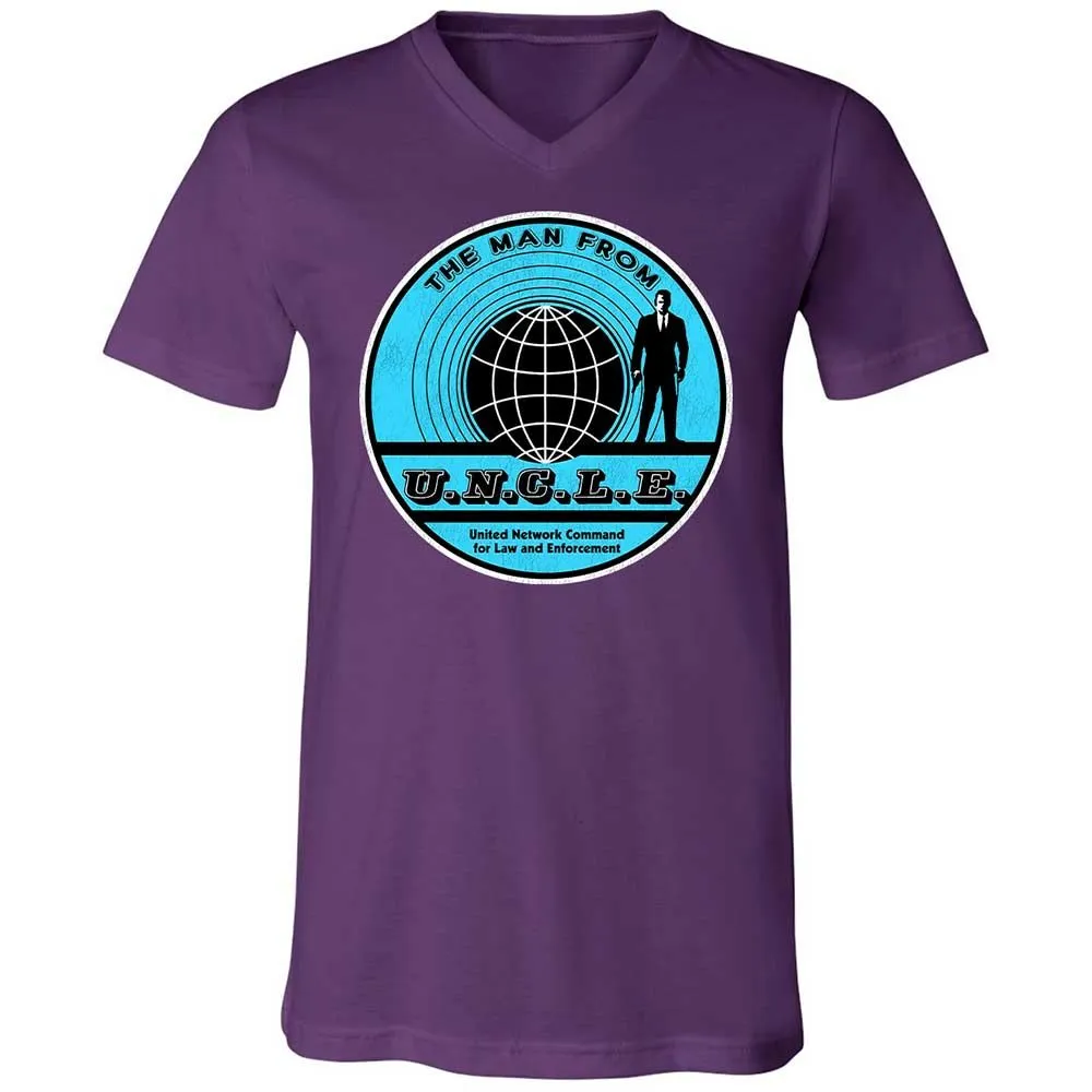 Unisex V-Neck T-Shirt - GYJRTSZD - Team Purple - 10