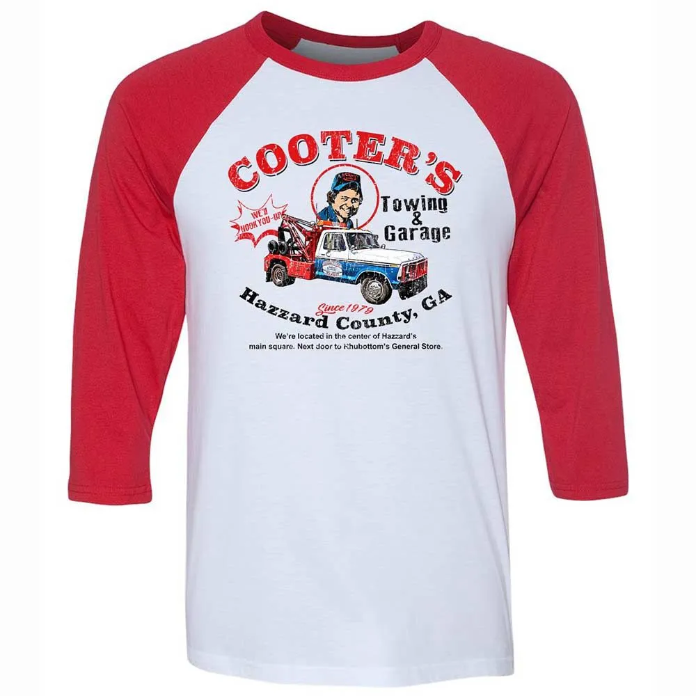 Unisex 3/4 Baseball Tee - S37WL2P4 - White/Red - 9