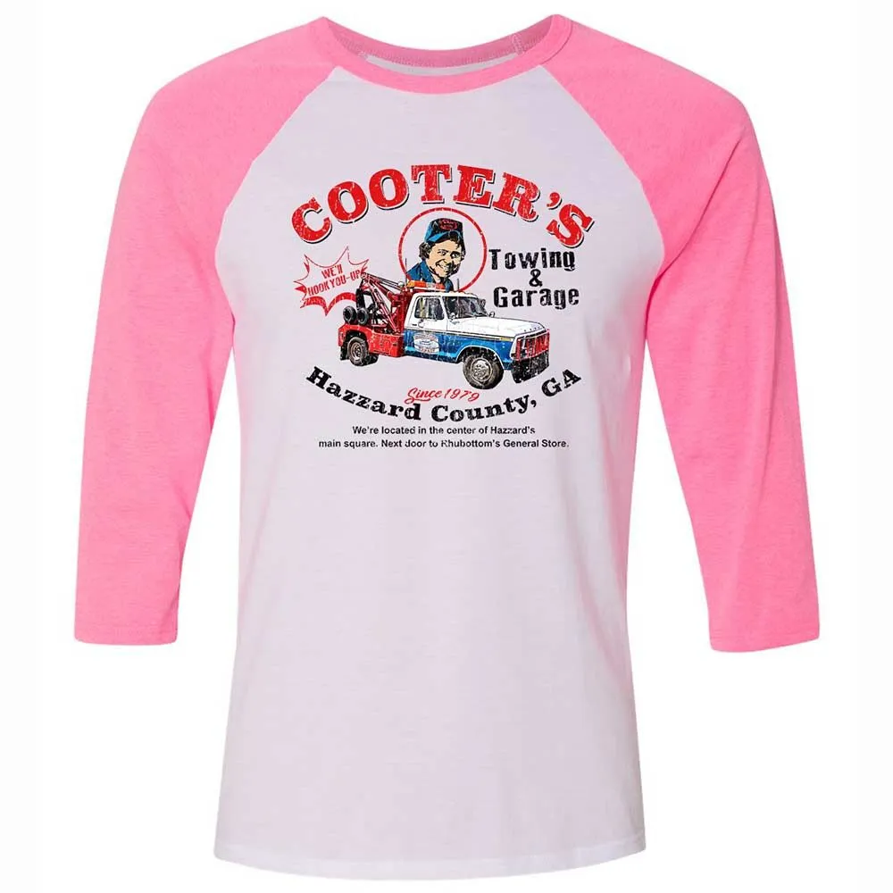 Unisex 3/4 Baseball Tee - S37WL2P4 - White/Neon Pink - 12
