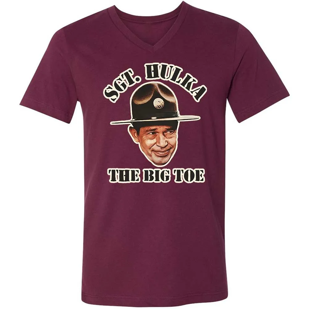 Unisex V-Neck T-Shirt - B6DQ6KN5 - Maroon - 8