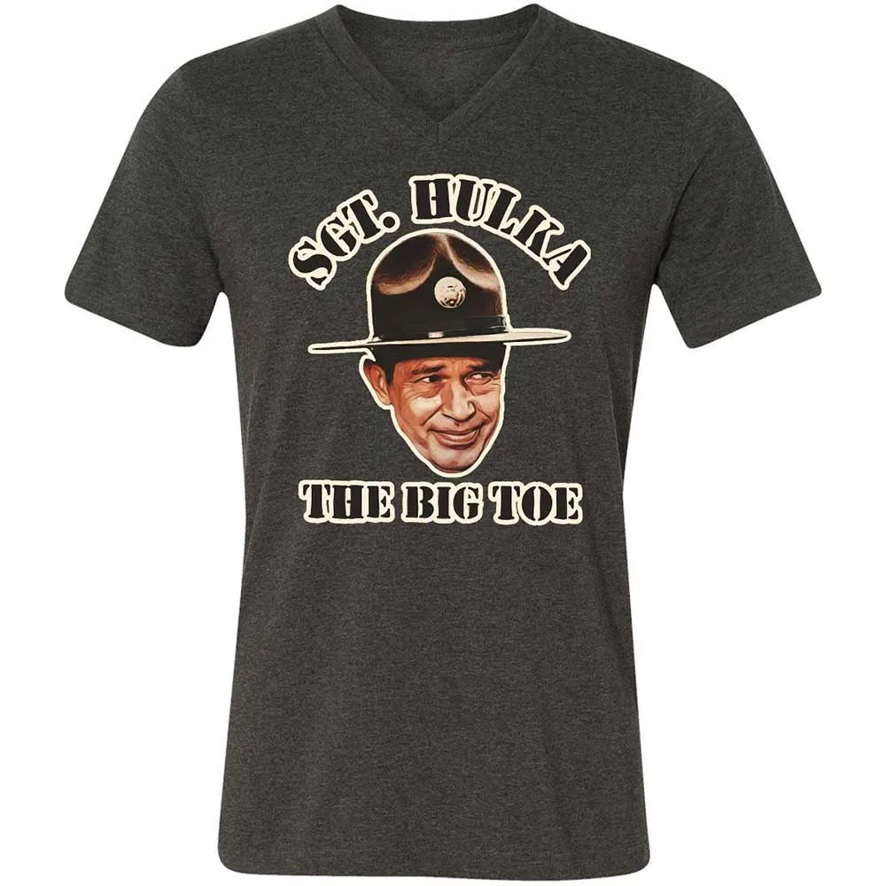 Unisex V-Neck T-Shirt - B6DQ6KN5 - Dark Grey Heather - 9