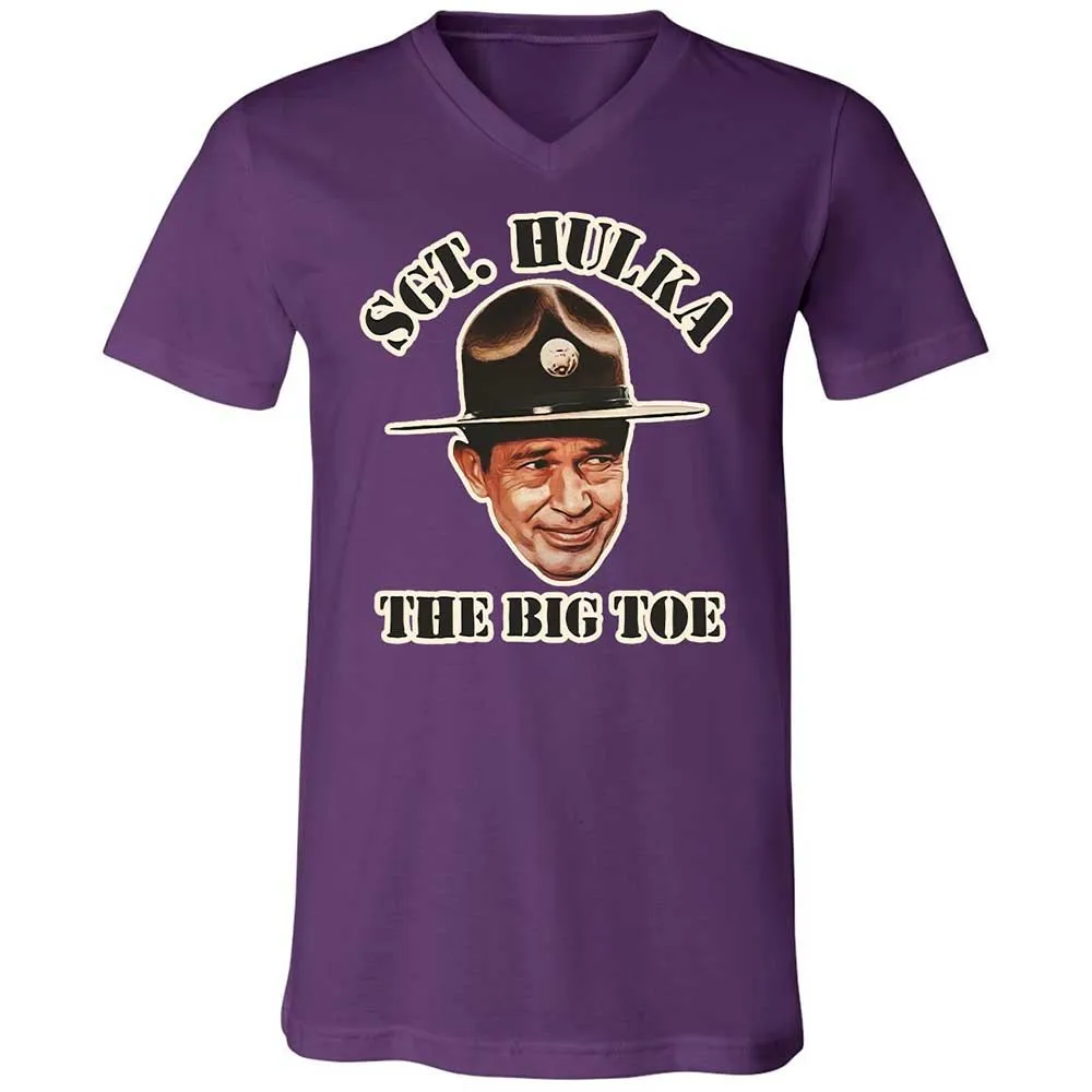 Unisex V-Neck T-Shirt - B6DQ6KN5 - Team Purple - 10