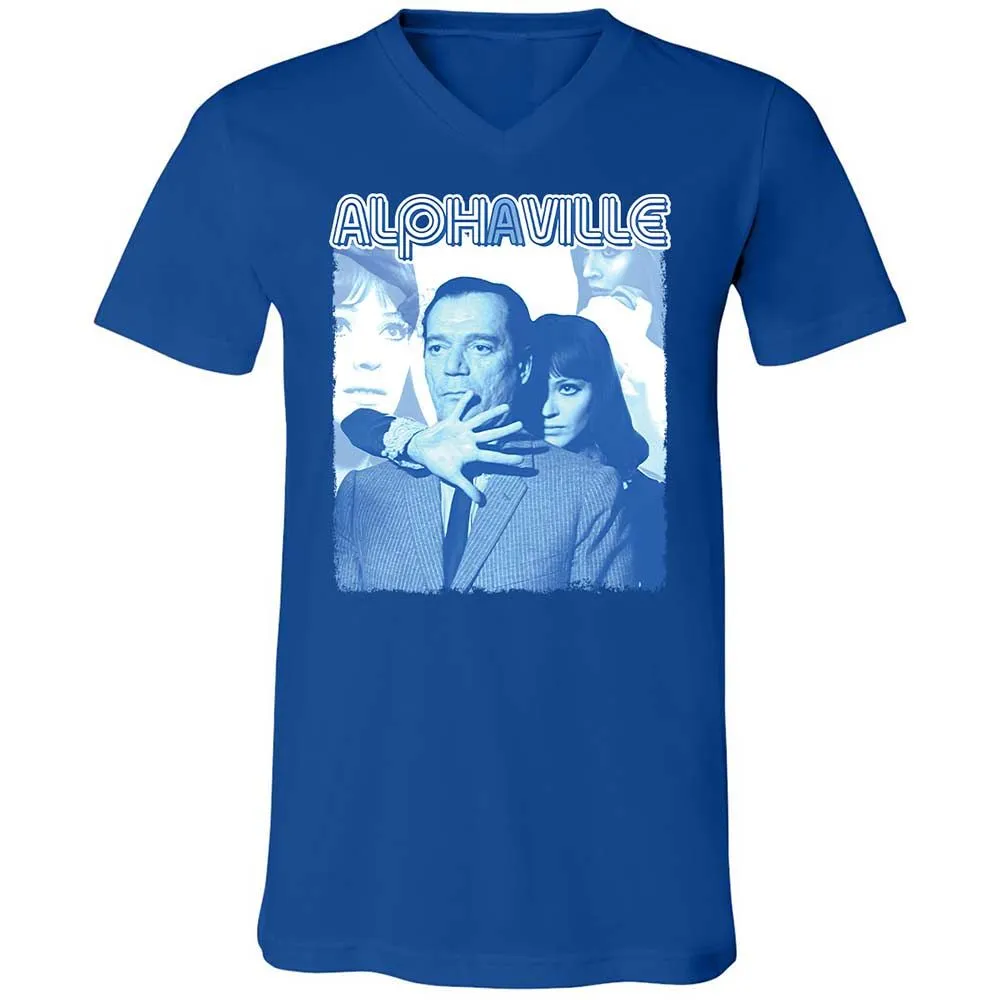 Unisex V-Neck T-Shirt - 5NZVBMGF - True Royal - 4