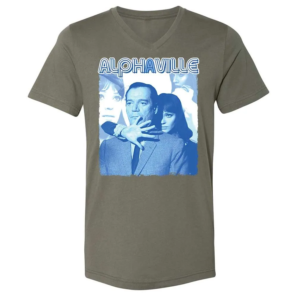 Unisex V-Neck T-Shirt - 5NZVBMGF - Military Green - 11