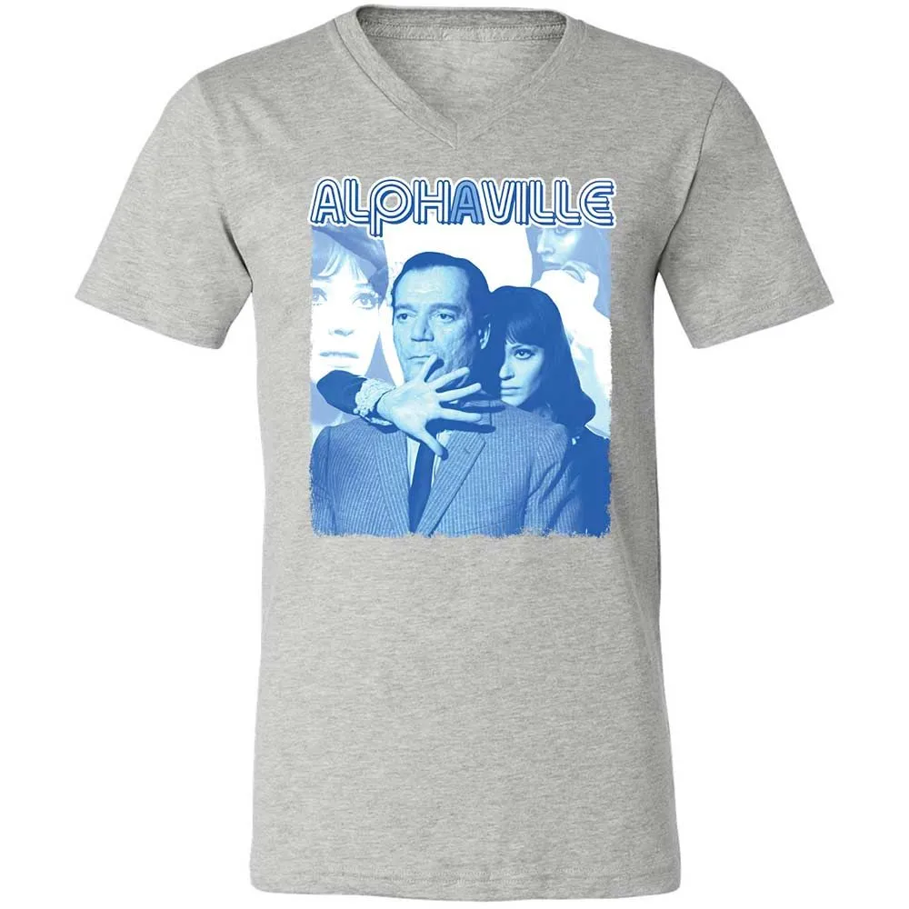 Unisex V-Neck T-Shirt - 5NZVBMGF - Athletic Heather - 15