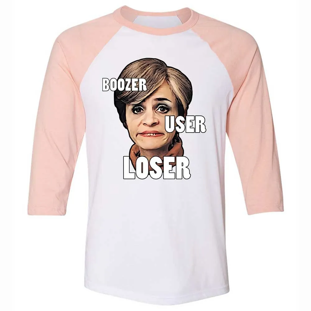 I was a boozer, a user, and a loser - White/Heather Peach - 5