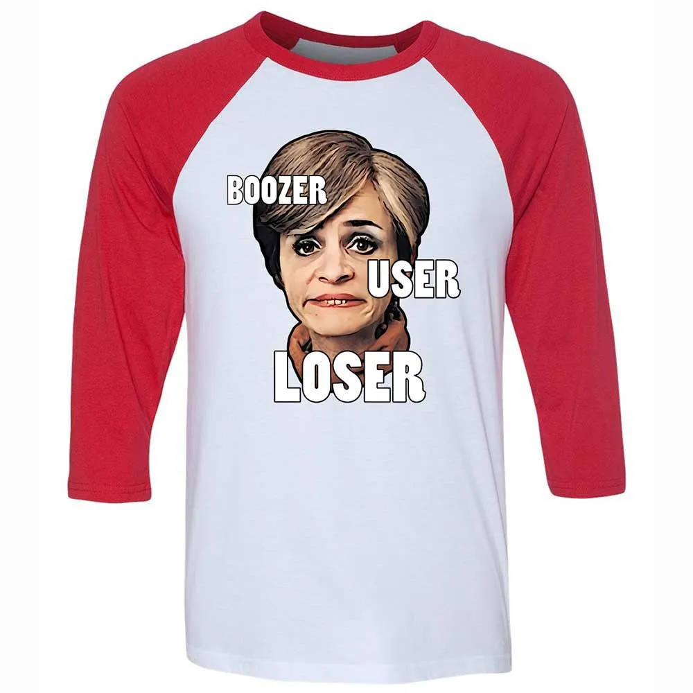 I was a boozer, a user, and a loser - White/Red - 9