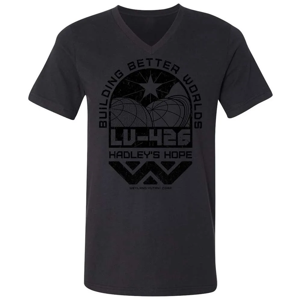 Unisex V-Neck T-Shirt - 49LNVHDF - Black - 11