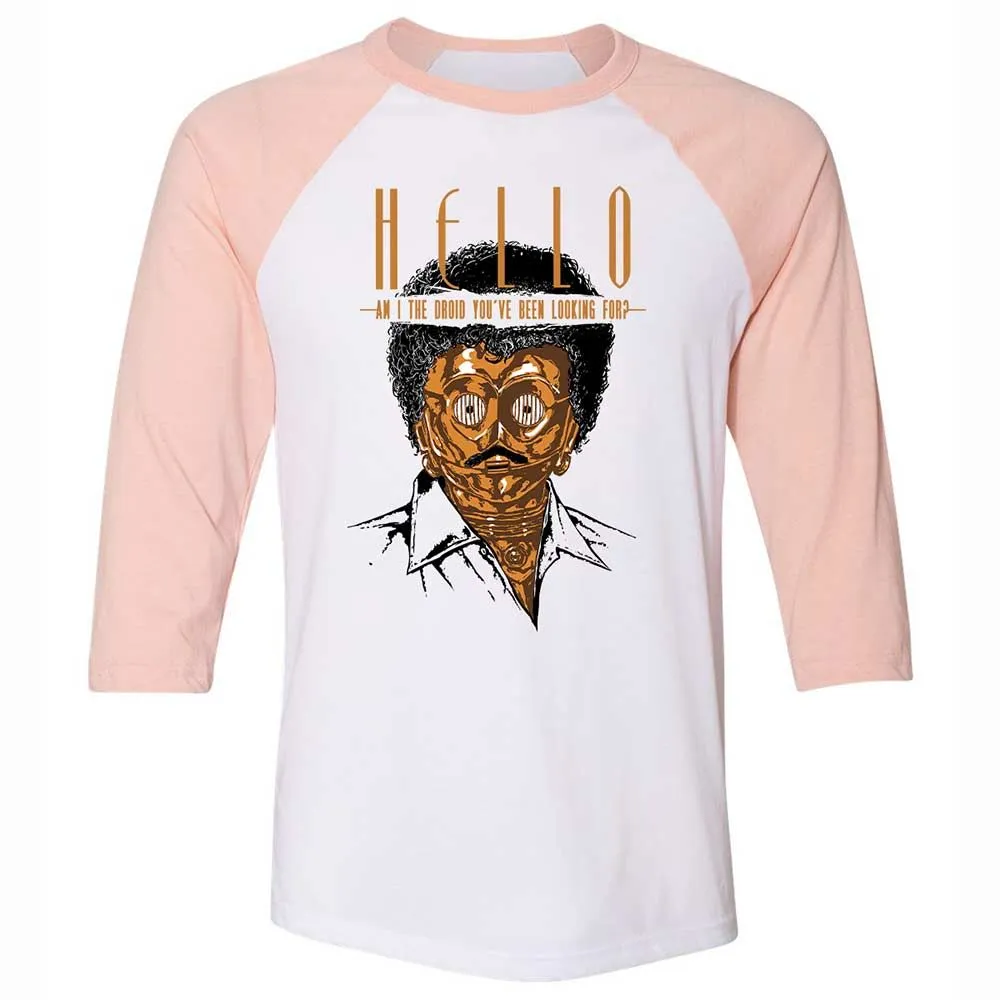 Am I the droid you've been looking for - White/Heather Peach - 5