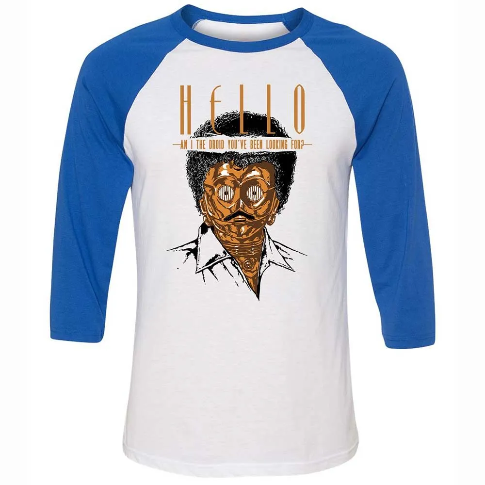 Am I the droid you've been looking for - White/True Royal - 10