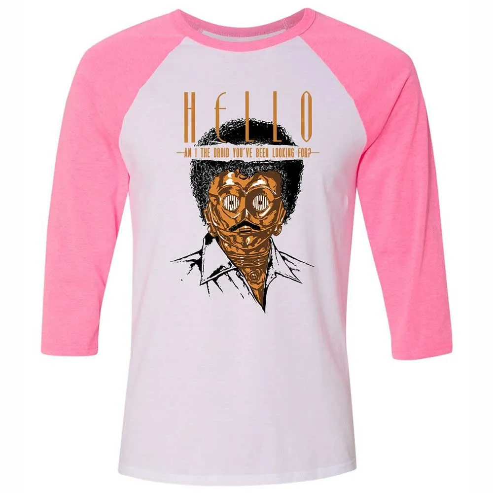 Am I the droid you've been looking for - White/Neon Pink - 12