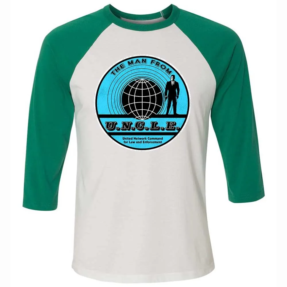 Unisex 3/4 Baseball Tee - S6VGQ1M2 - White/Kelly - 6