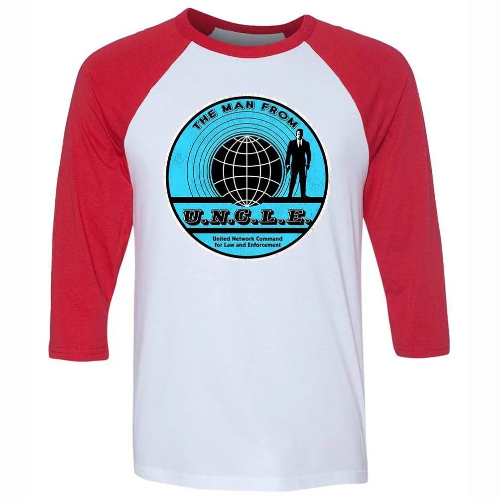 Unisex 3/4 Baseball Tee - S6VGQ1M2 - White/Red - 9