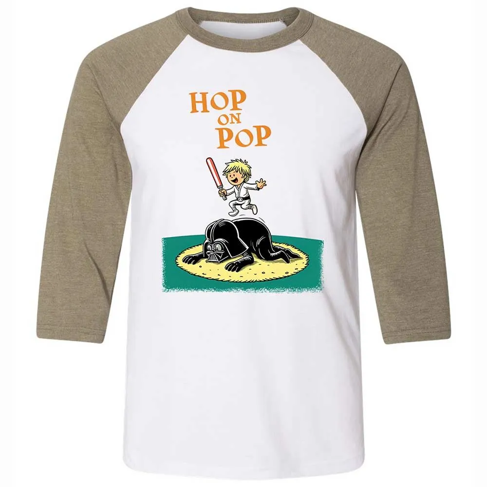Hop on Pop - White/Heather Olive - 4