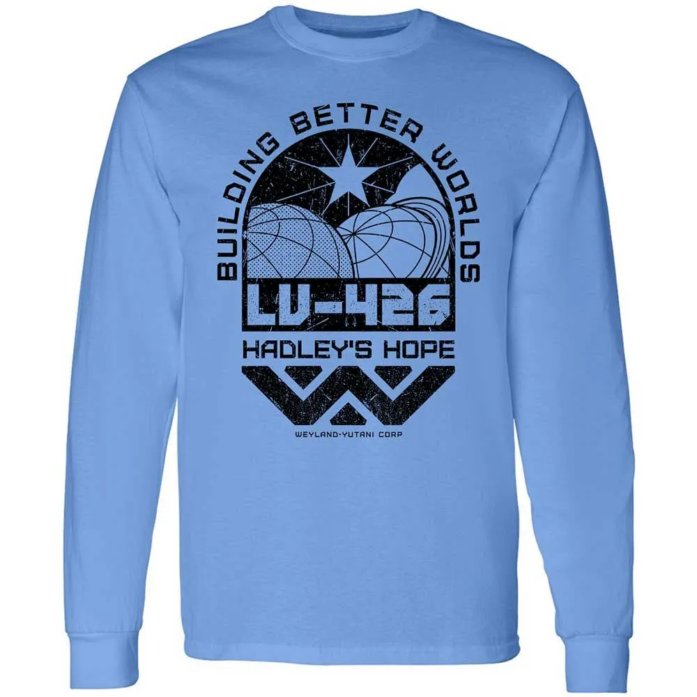 Long Sleeve T-Shirt - NHFJKE58 - Carolina Blue - 5