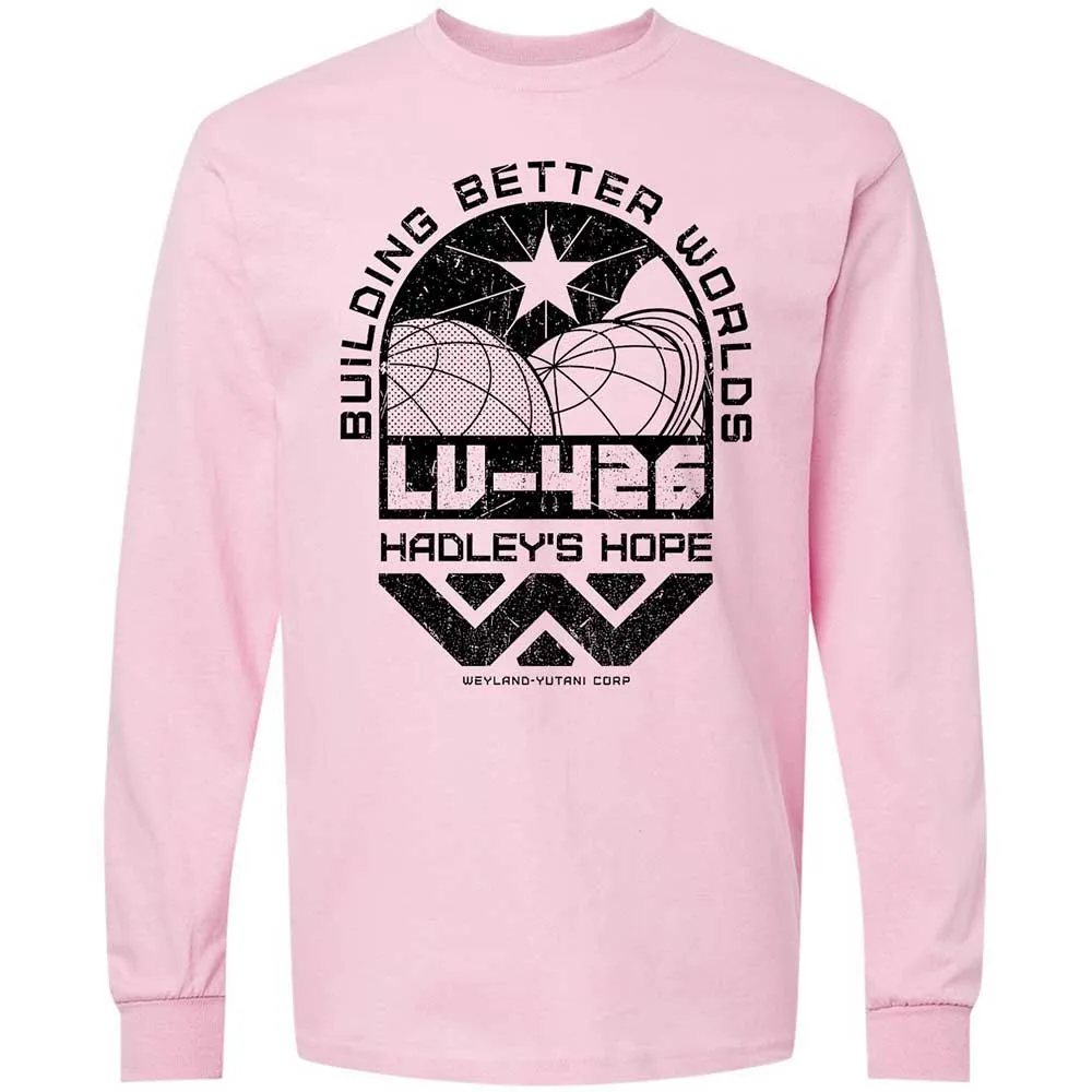 Long Sleeve T-Shirt - NHFJKE58 - Light Pink - 6