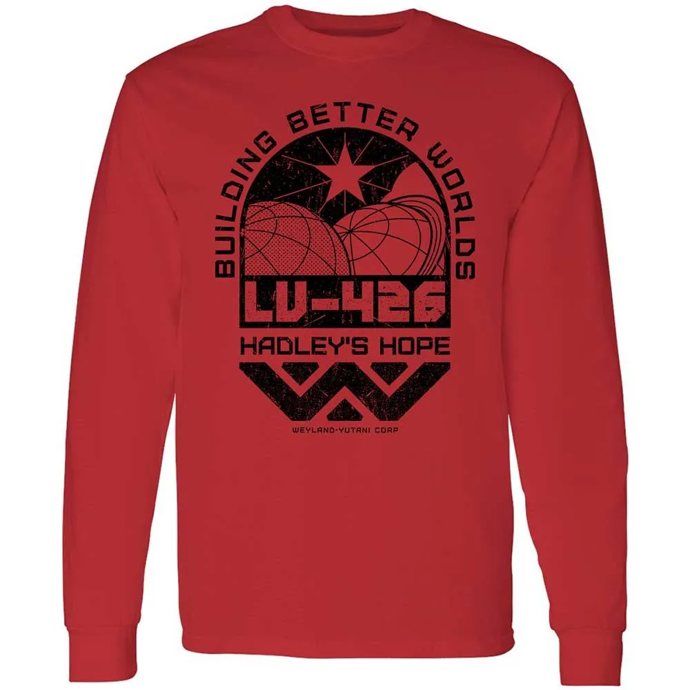 Long Sleeve T-Shirt - NHFJKE58 - Red - 8