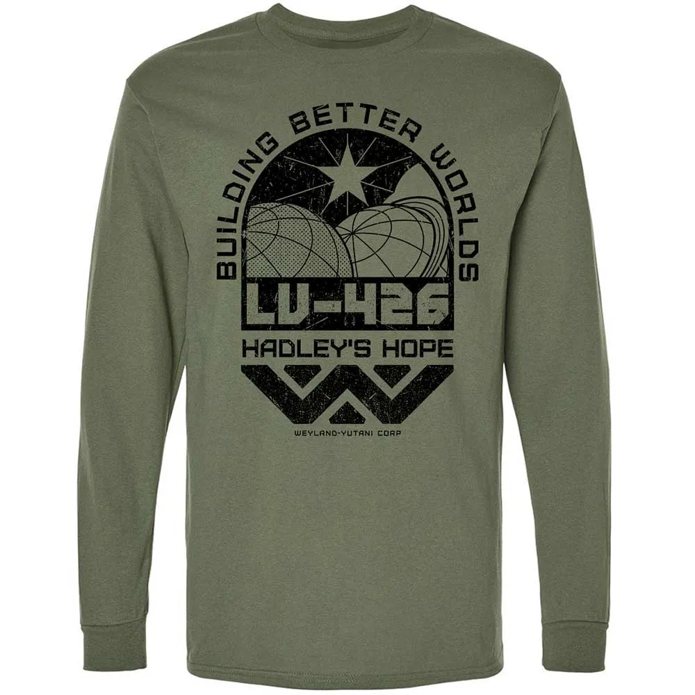Long Sleeve T-Shirt - NHFJKE58 - Military Green - 19