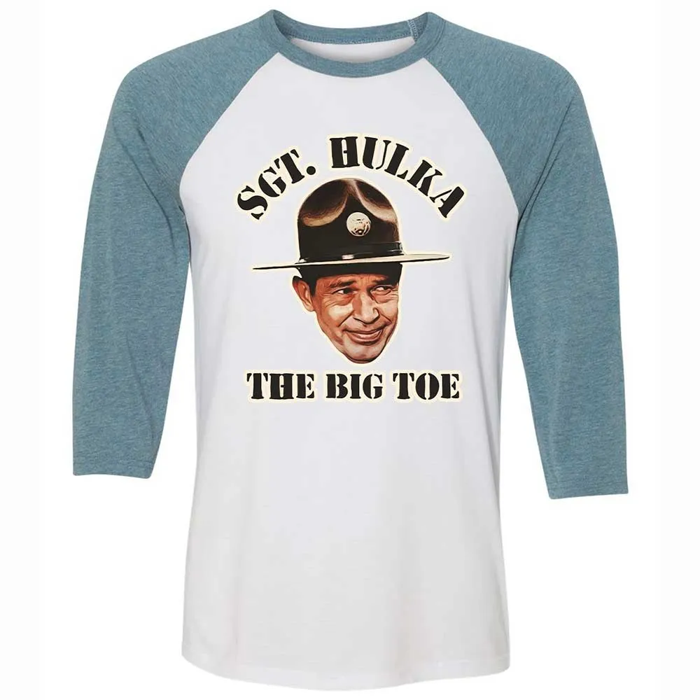Unisex 3/4 Baseball Tee - 75B4XA2D - White/Denim - 3