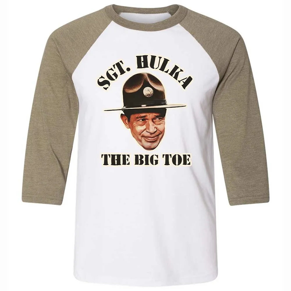 Unisex 3/4 Baseball Tee - 75B4XA2D - White/Heather Olive - 4