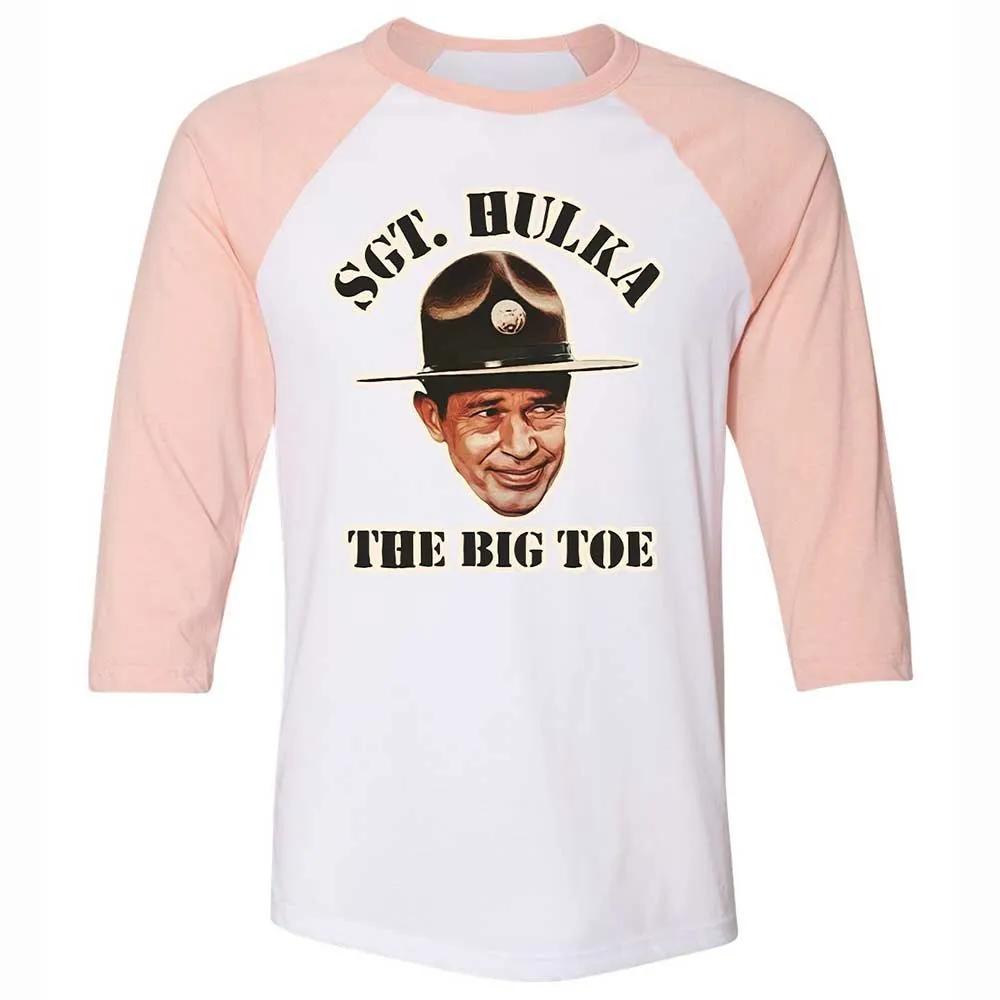Unisex 3/4 Baseball Tee - 75B4XA2D - White/Heather Peach - 5