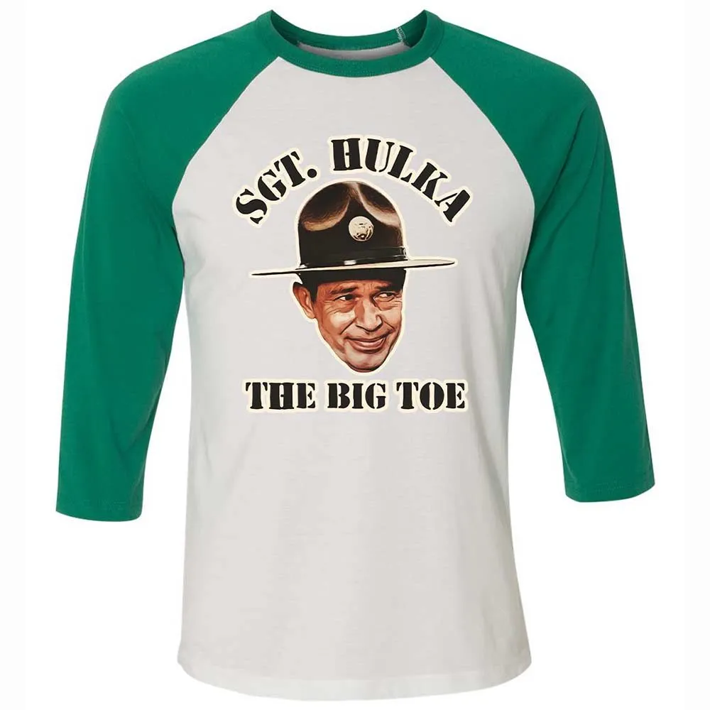 Unisex 3/4 Baseball Tee - 75B4XA2D - White/Kelly - 6